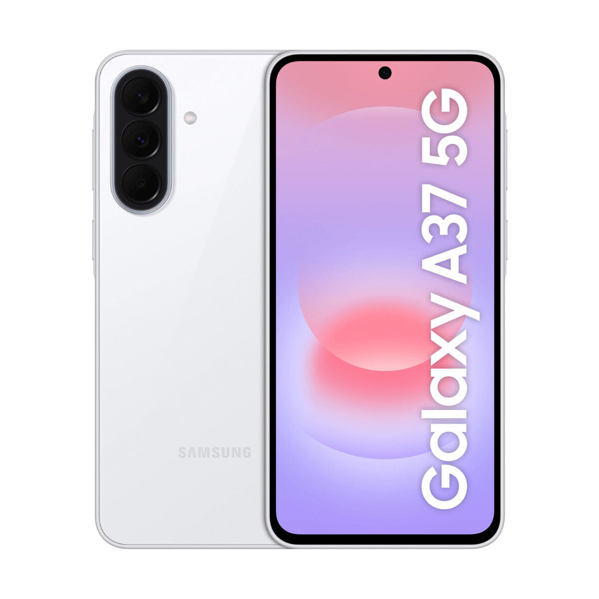 "Samsung Galaxy A37 5G 17 cm (6.7"") Double SIM Android 16.0 USB Type-C 6 Go 128 Go 5000 mAh Blanc"