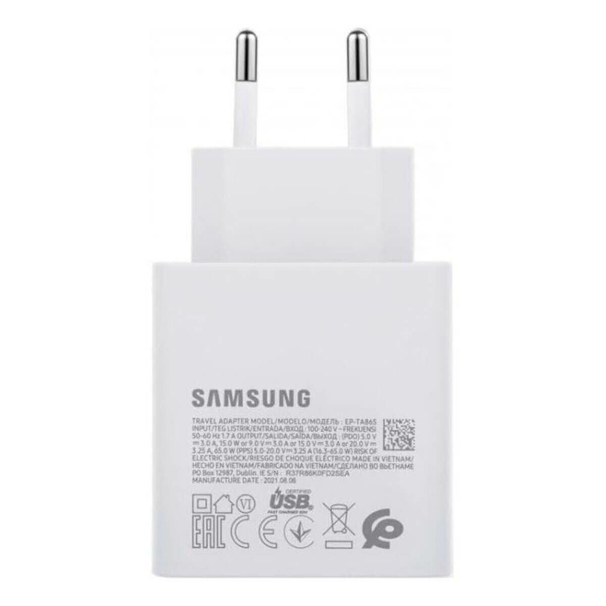 Samsung 65W C to C Adapter White Bulk