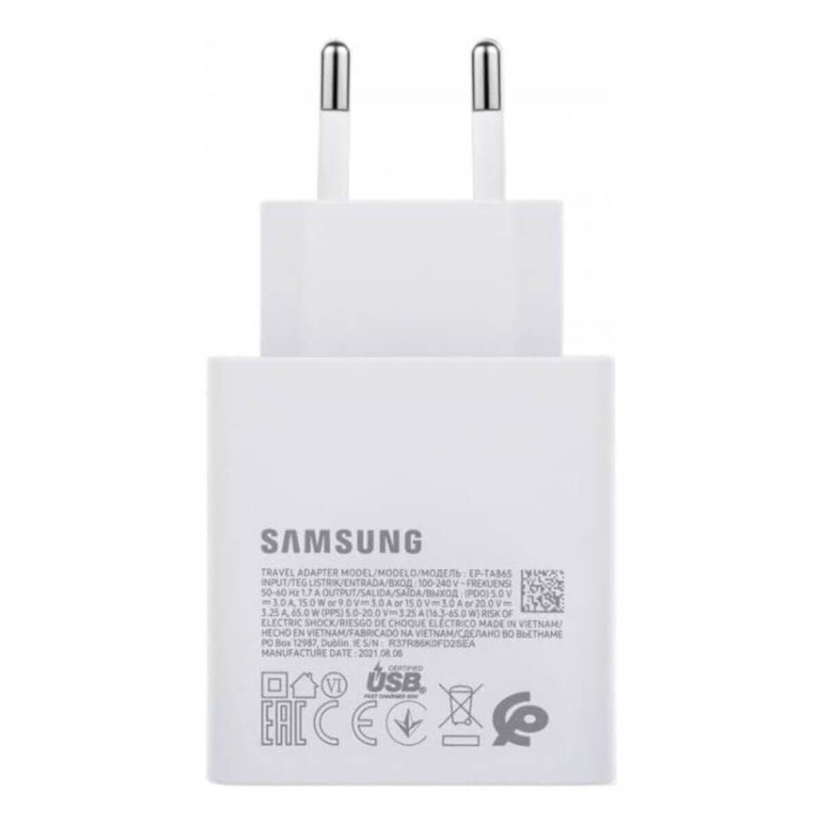 Samsung 65W C to C Adapter White Bulk