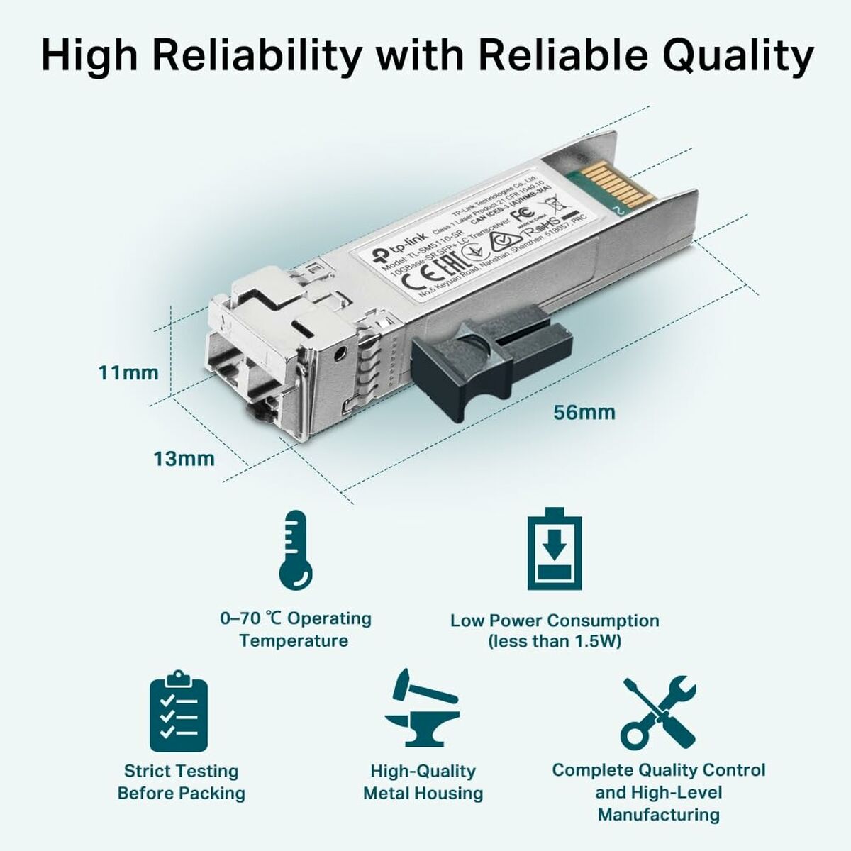 Omada 25GBase-SR SFP28 LC Transceiver|SM