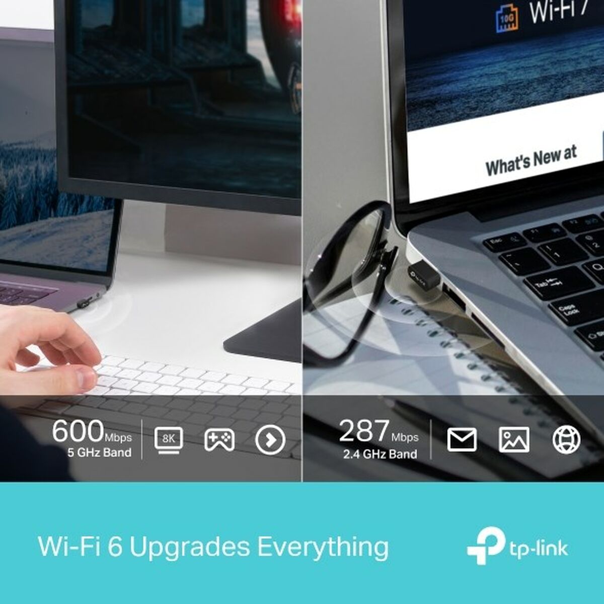 TP-LINK AX900 Nano Dual Band Wi-Fi 6 Bluetooth 5.3 USB Adapter