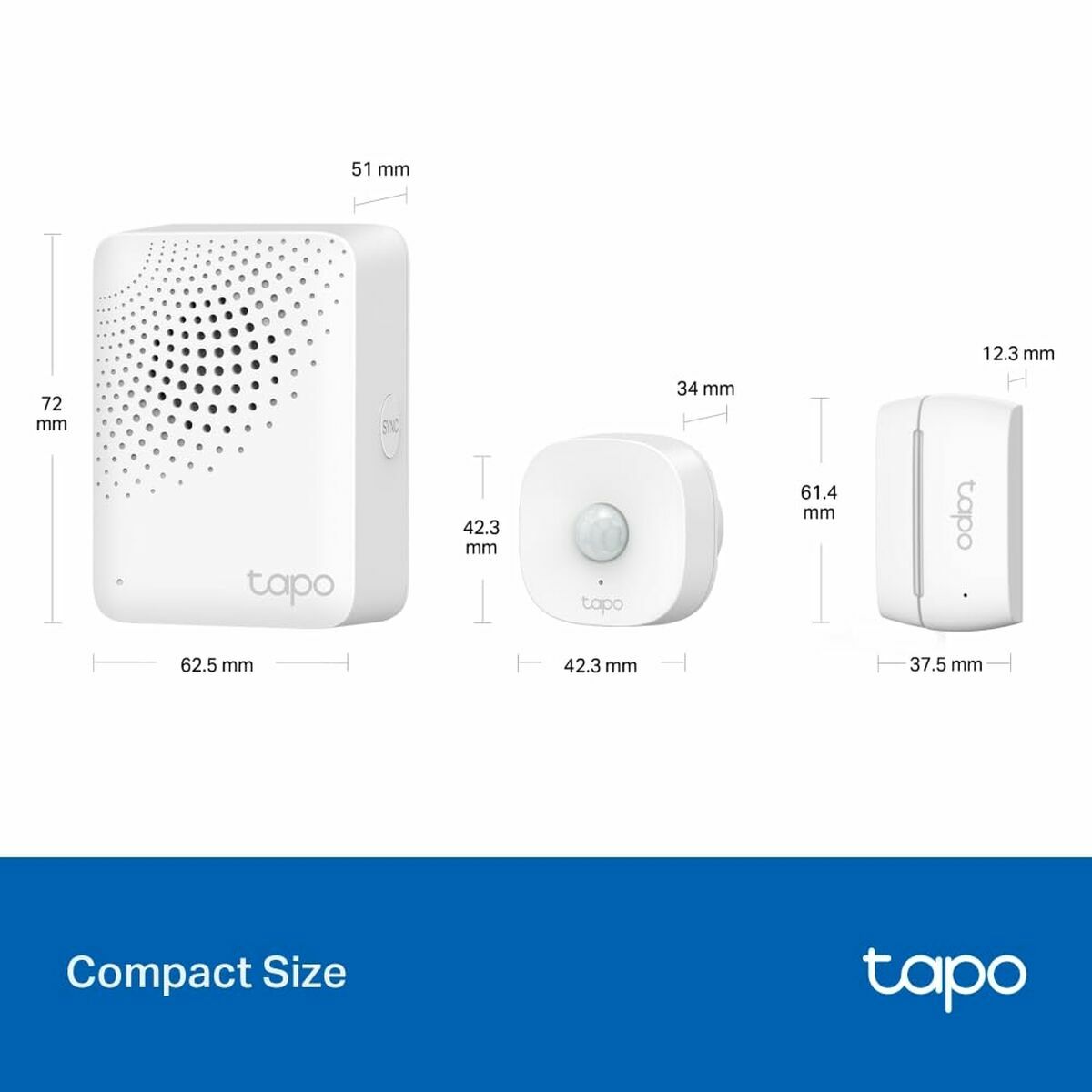 TP-LINK Smart Sensor Starter Kit Tapo H100 x1 + Tapo T100 x1 + Tapo T110 x2