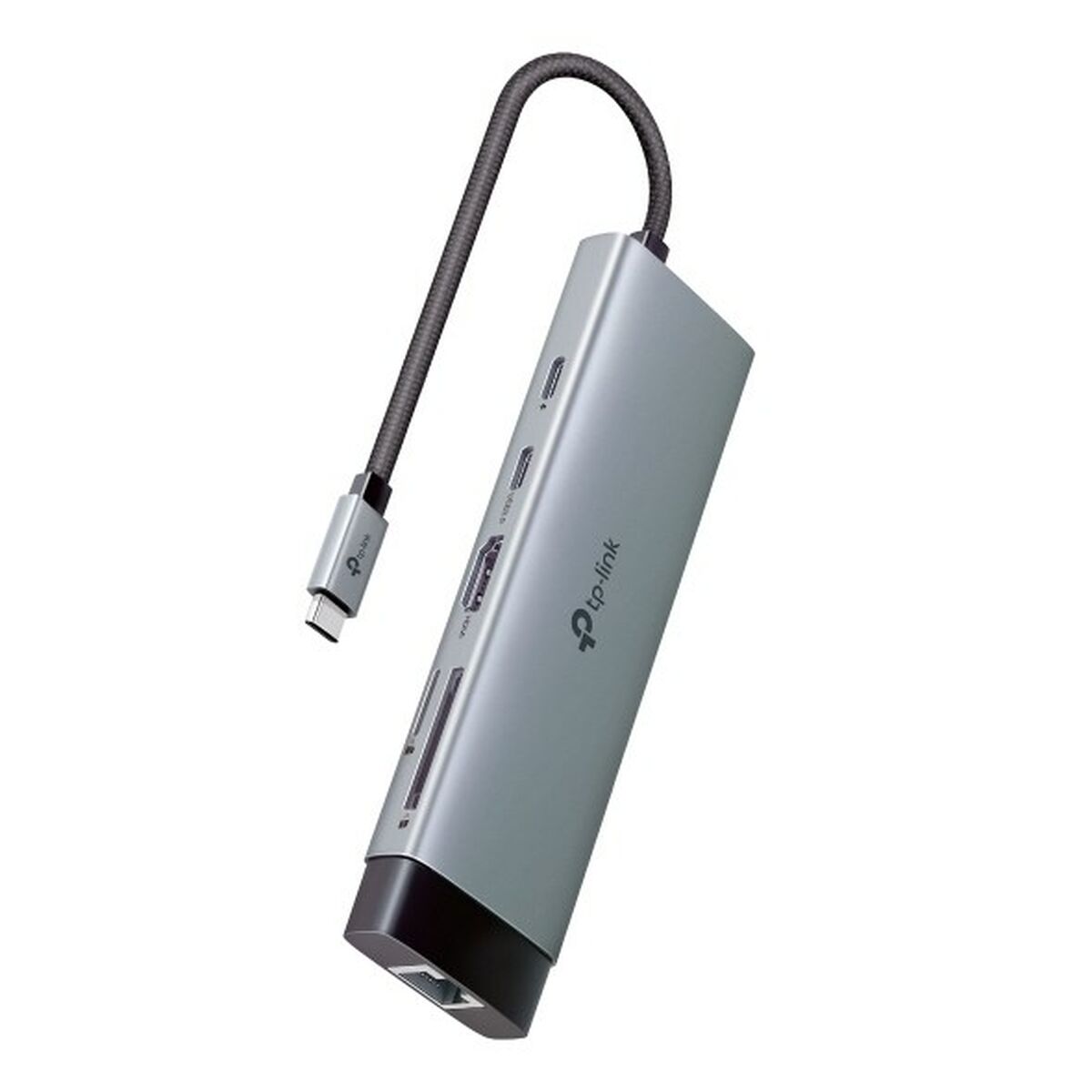 TP-LINK USB Type-C 9-Port Hub 1x USB-C Connector 1x HDMI 4K 60Hz Port 1x USB-C PD 100W Port 1x RJ45 1000Mbps Port