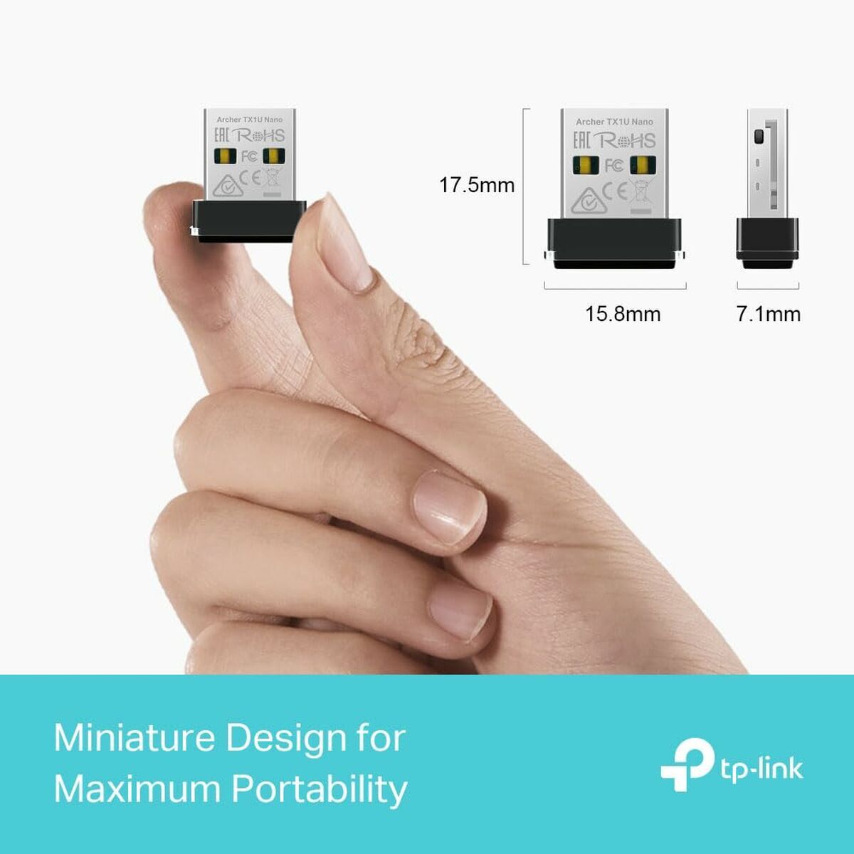 TP-LINK AX300 Nano Wi-Fi 6 USB Adapter