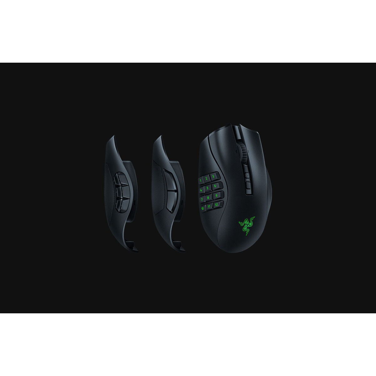 Razer Naga V2 Pro souris Gaming Droitier RF Wireless + Bluetooth + USB Type-C Optique 30000 DPI