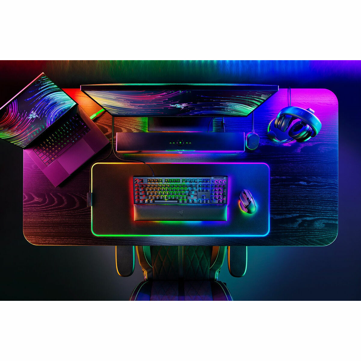 Razer BlackWidow V4 Pro clavier Gaming USB QWERTY US International Noir