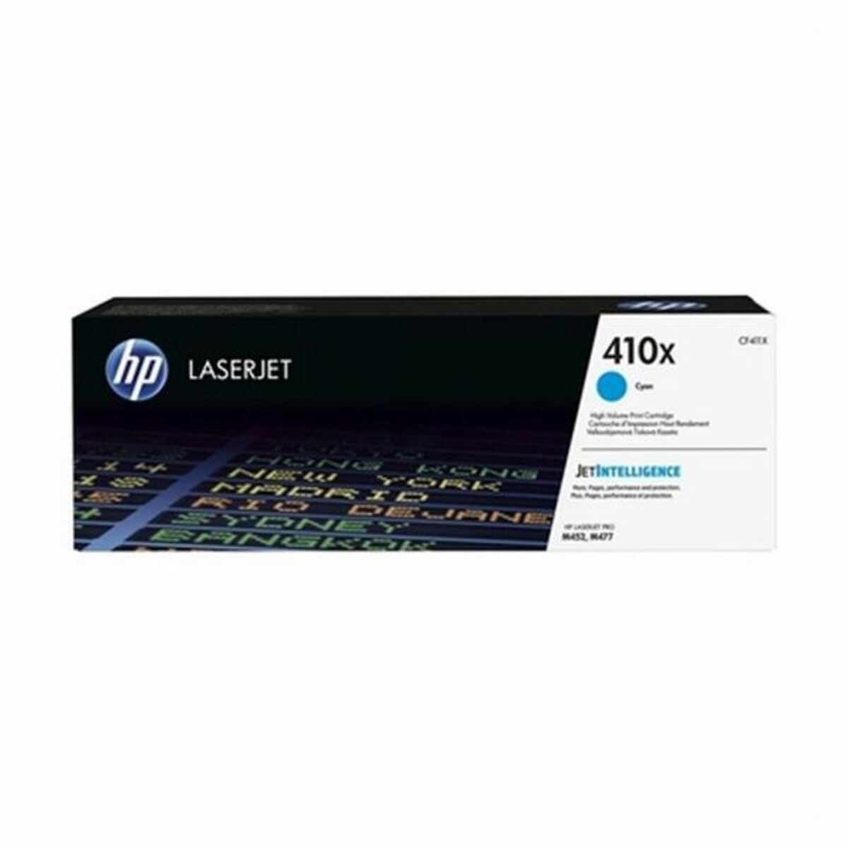HP 410X original Toner cartridge CF411X cyan HY