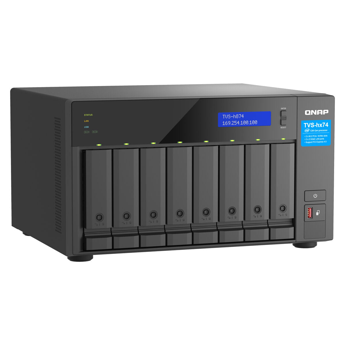 8-bay QuTS hero NAS i9 16-core