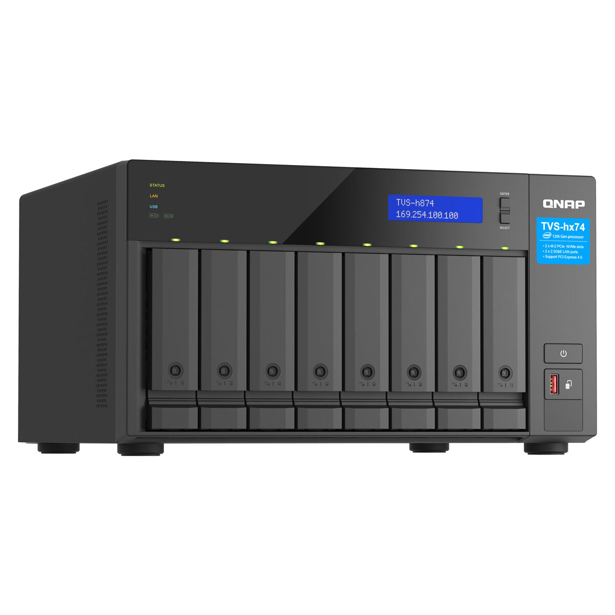 8-bay QuTS hero NAS i9 16-core