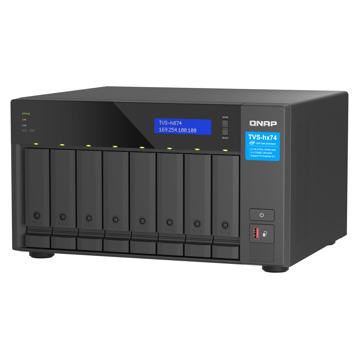 8-bay QuTS hero NAS i9 16-core