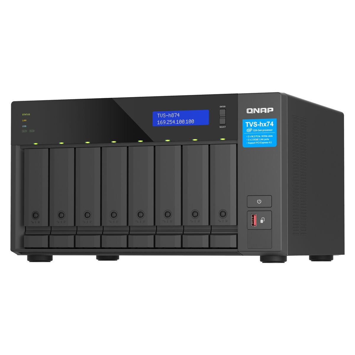 8-bay QuTS hero NAS i9 16-core