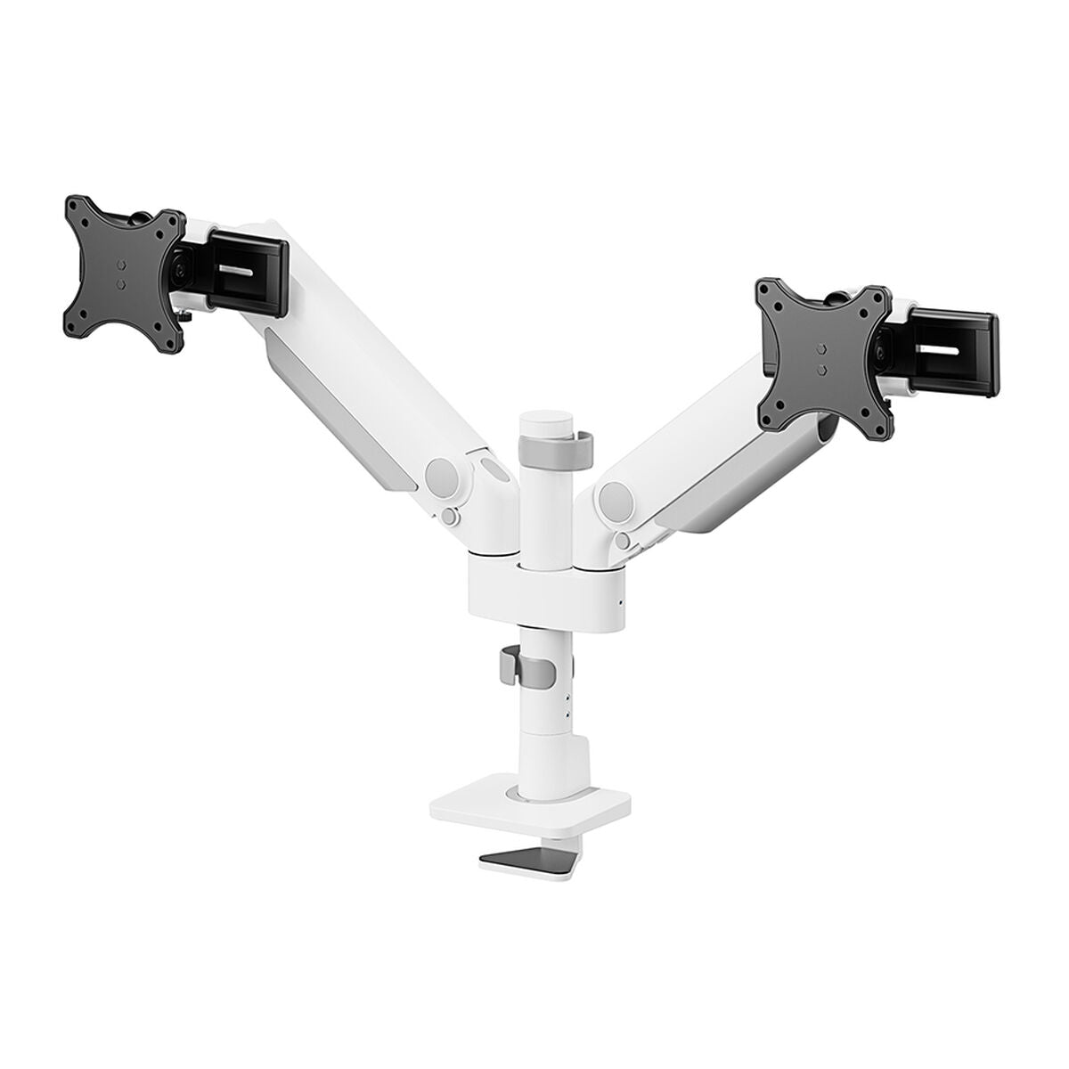 NEOMOUNTS DS65S-950WH2 Support dÃ©cran Ã  fixer 24-34p - ressort Ã  gaz - Topfix - multirÃ©glable - arrÃªt 180