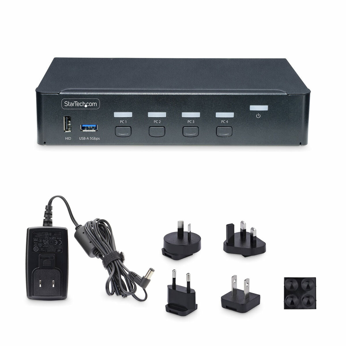 4-Port DisplayPort KVM Switch 4K 60Hz