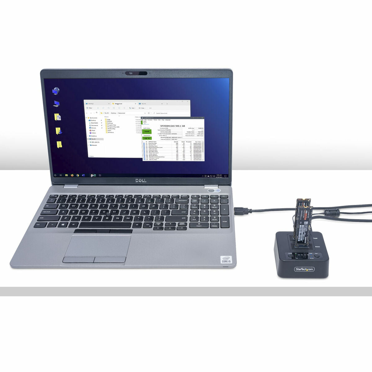 1:1 M.2 NVMe Drive Duplicator Dock