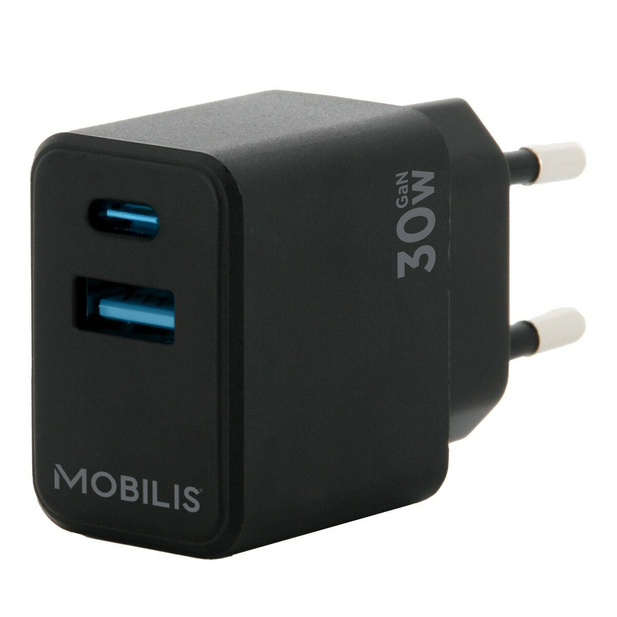 Wall Charger 30W 1 USB A+1 USB C GaN