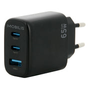 Wall Charger 65W 2 USB C+1 USB A GaN