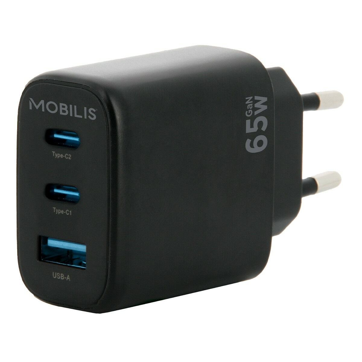 Wall Charger 65W 2 USB C+1 USB A GaN