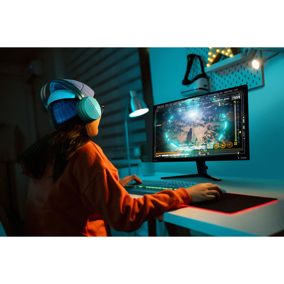 PHILIPS Evnia 3000 27M2N3500NL- Ecran Gaming-  27" - 2560 x 1440 QHD @180 Hz - VA - 300cd/m² - 5000:1 - HDR10 - 0.5 ms - 2xHDMI, DP