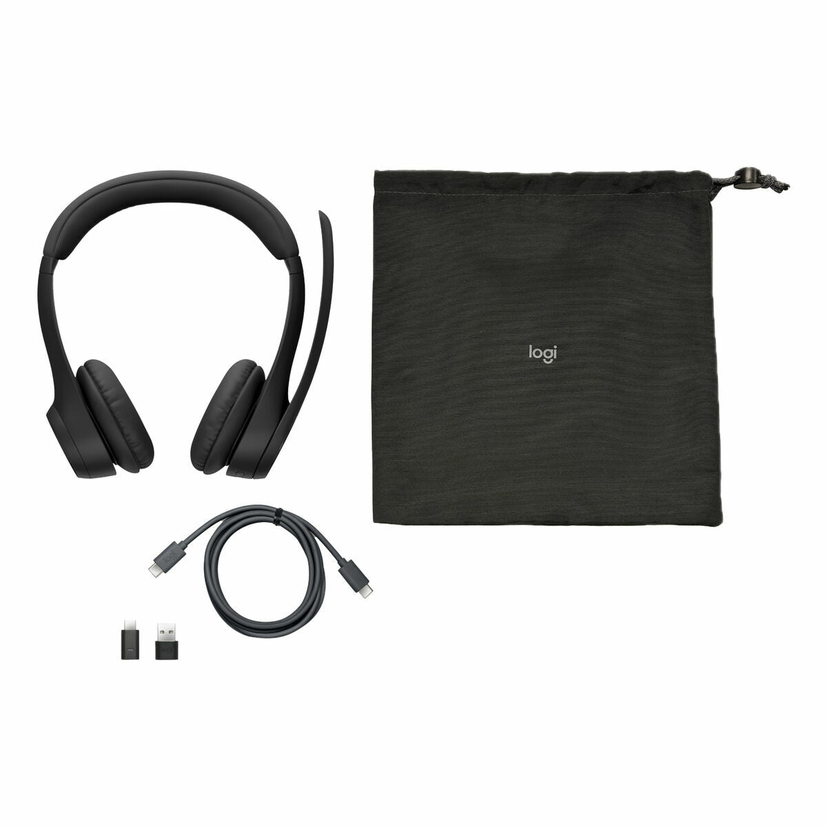 LOGITECH Headset - Zone 305 - Midnight Black - 2.4GHZ/BT - PLUGC - EMEA28-935 - BUNDLE TEAMS