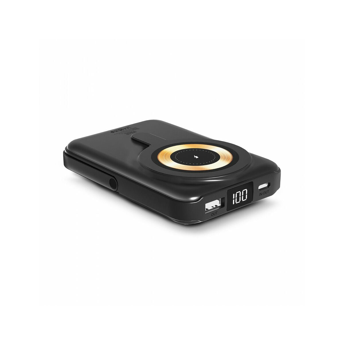 URBAN FACTORY MAGNEE POWER Wireless Magnetic Universal Powerbank 10.000mAh - Charcoal Black