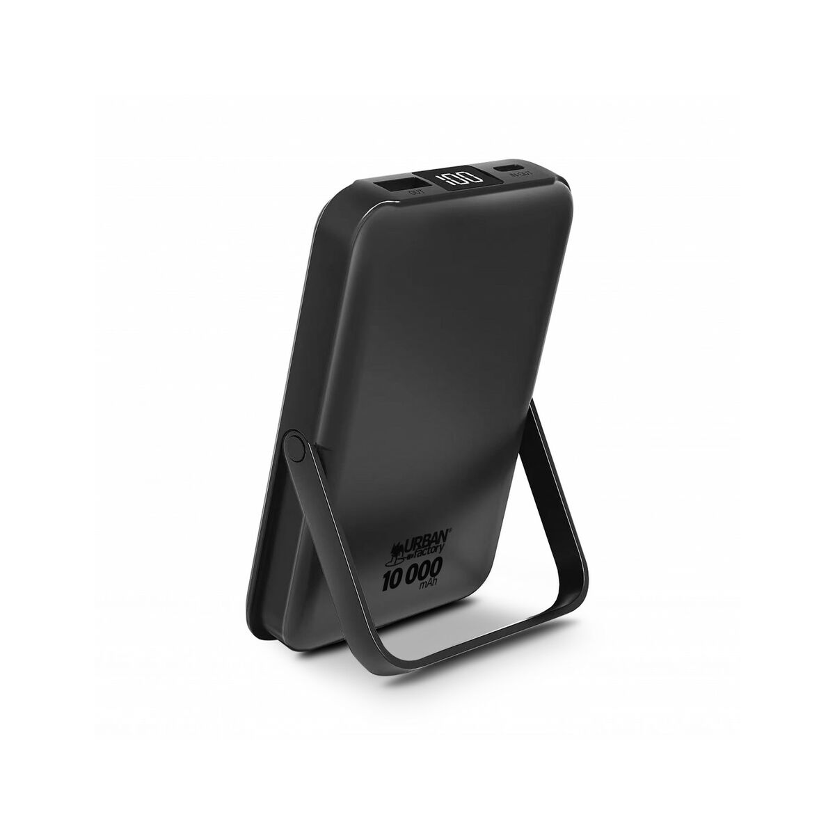 URBAN FACTORY MAGNEE POWER Wireless Magnetic Universal Powerbank 10.000mAh - Charcoal Black