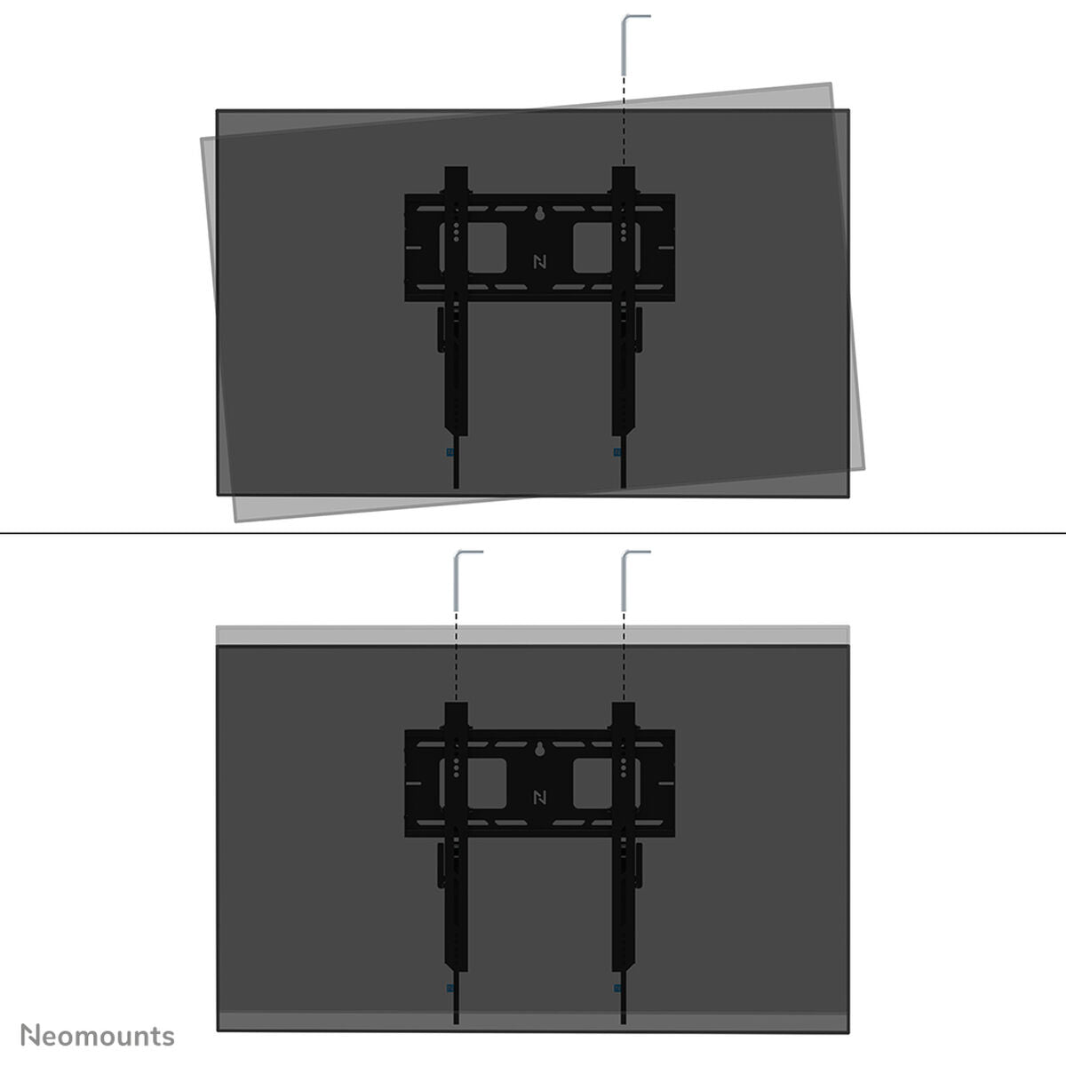 NEOMOUNTS WL30-750BL14 Support mural fixe pour écran 32-75p- robuste - verrouillable - installation rapide - TÌV