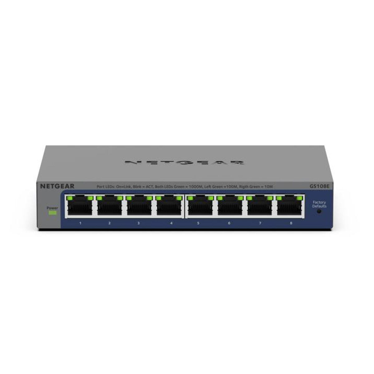 8PT GIGABIT PLUS SWITCH GS108E