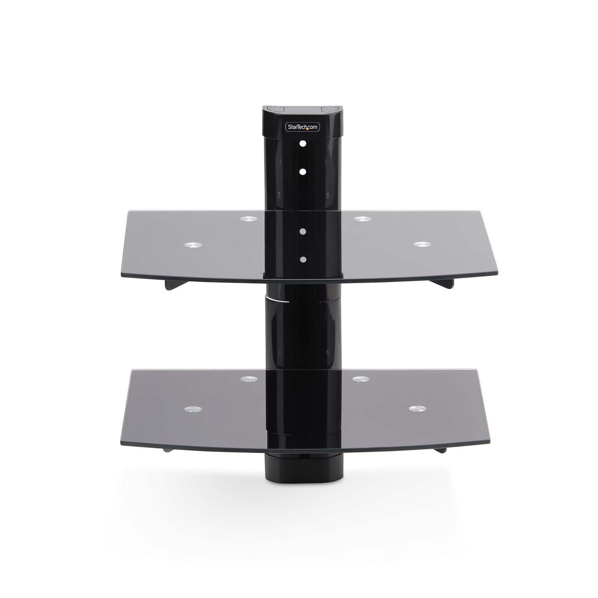 Dual Floating Wall-Mounted AV Shelves