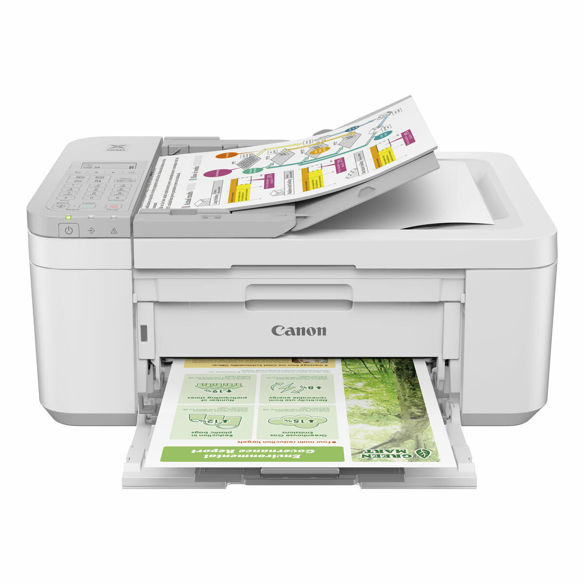 CANON PIXMA TR4756i MFP colour inkjet A4 6.4ppm Copy 8.8ipm Print 120sheets USB Wi-Fi White