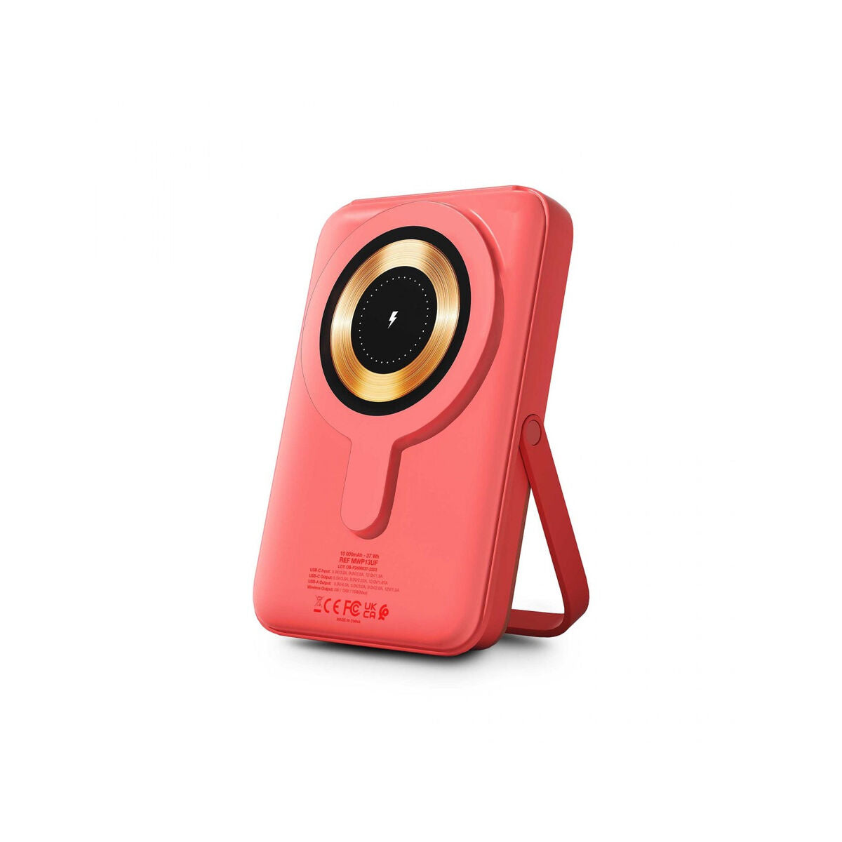URBAN FACTORY MAGNEE POWER Wireless Magnetic Universal Powerbank 10.000mAh - Sugar Coral