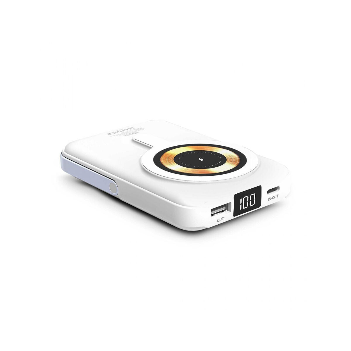 URBAN FACTORY MAGNEE POWER Wireless Magnetic Universal Powerbank 10.000mAh - White Chalk