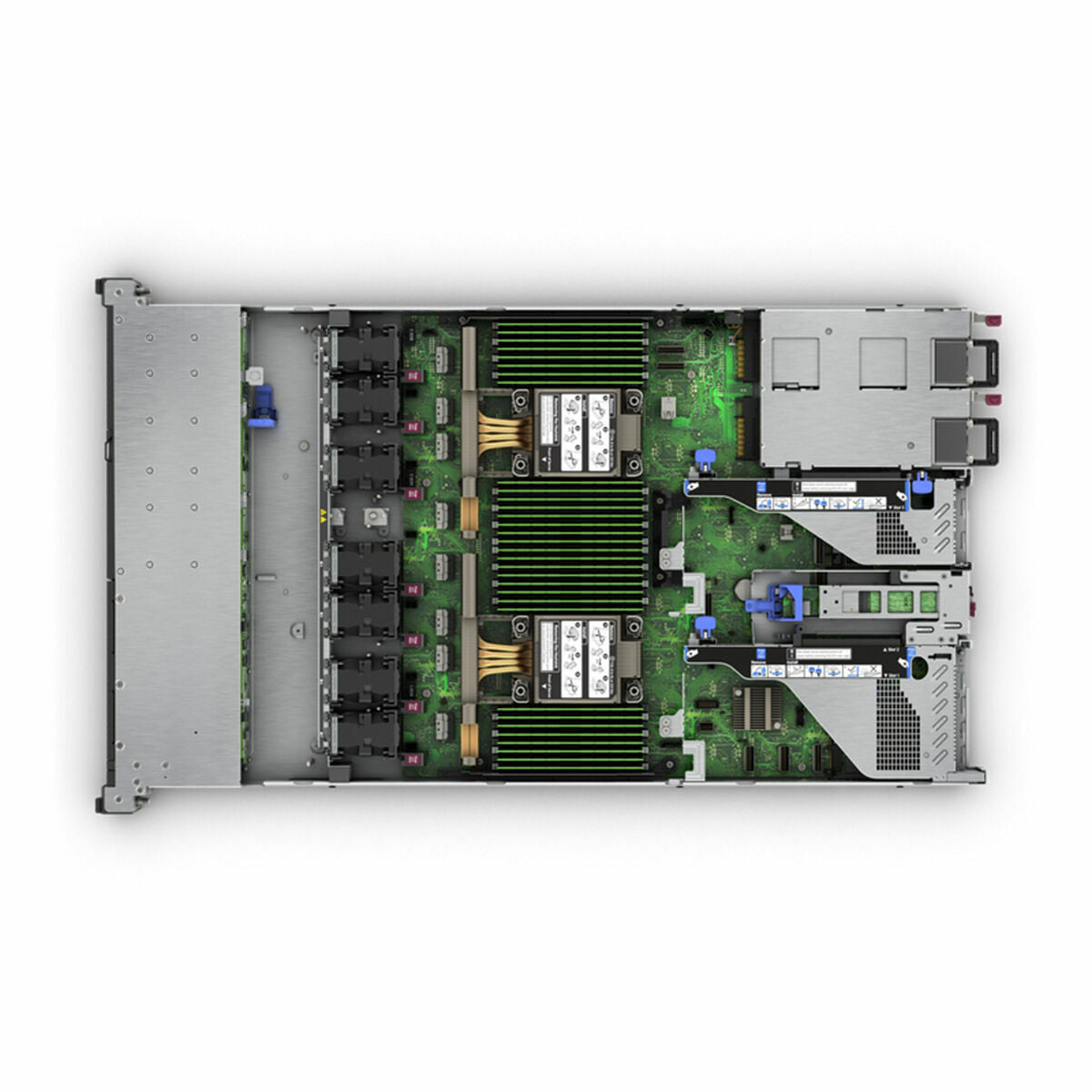 "HPE ProLiant DL360 Gen11 4510 2.4GHz 12c 1P 2x32GB-R 8SFF MR408i-o 2x2.4TB HDD 2x1000W PS EU Server serveur 4,8 To Rack (1 U) Intel® Xeon® Silver 2,4 GHz 64 Go "