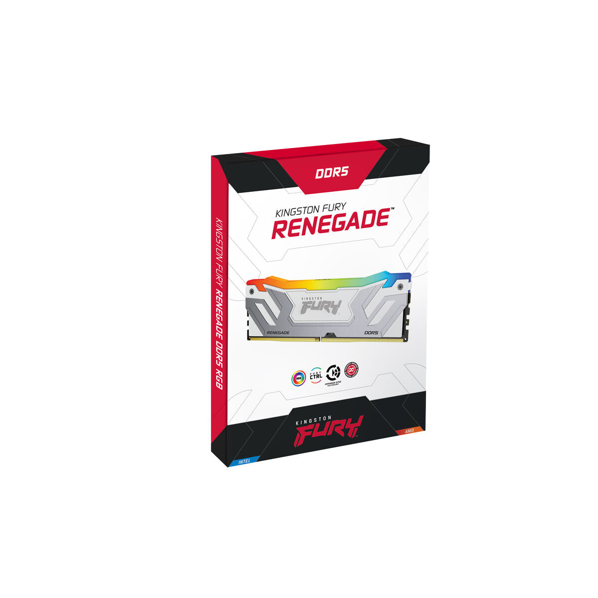 KINGSTON 48Go 8400MT/s DDR5 CL40 CUDIMM Kit of 2 FURY Renegade RGB White XMP