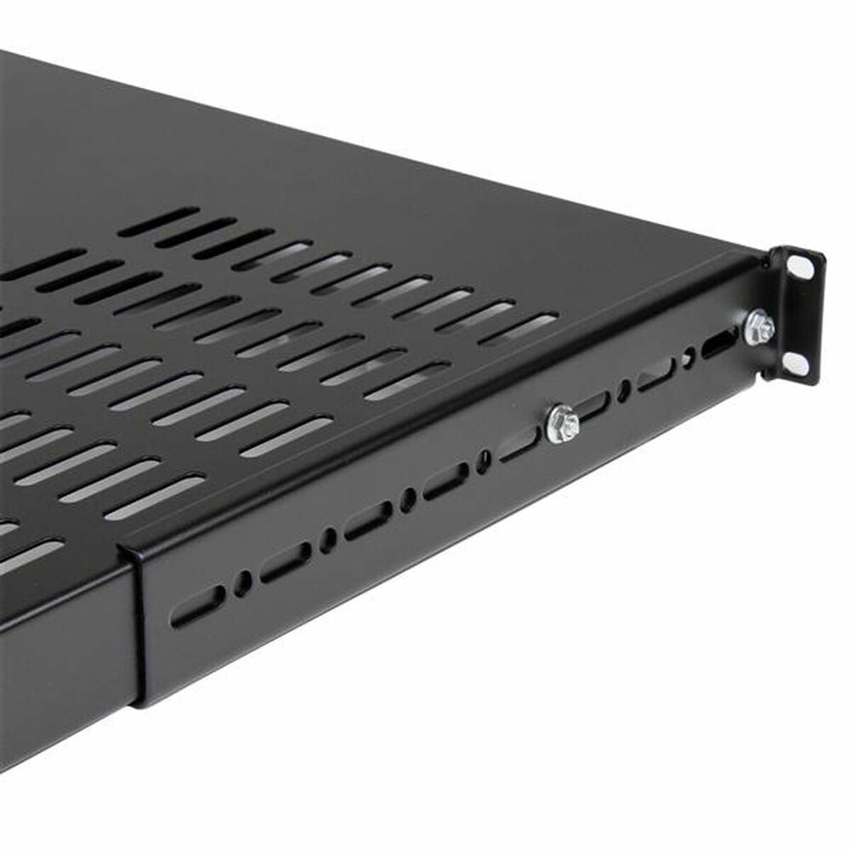 1U Adjustable Vented Rack Mount Shelf