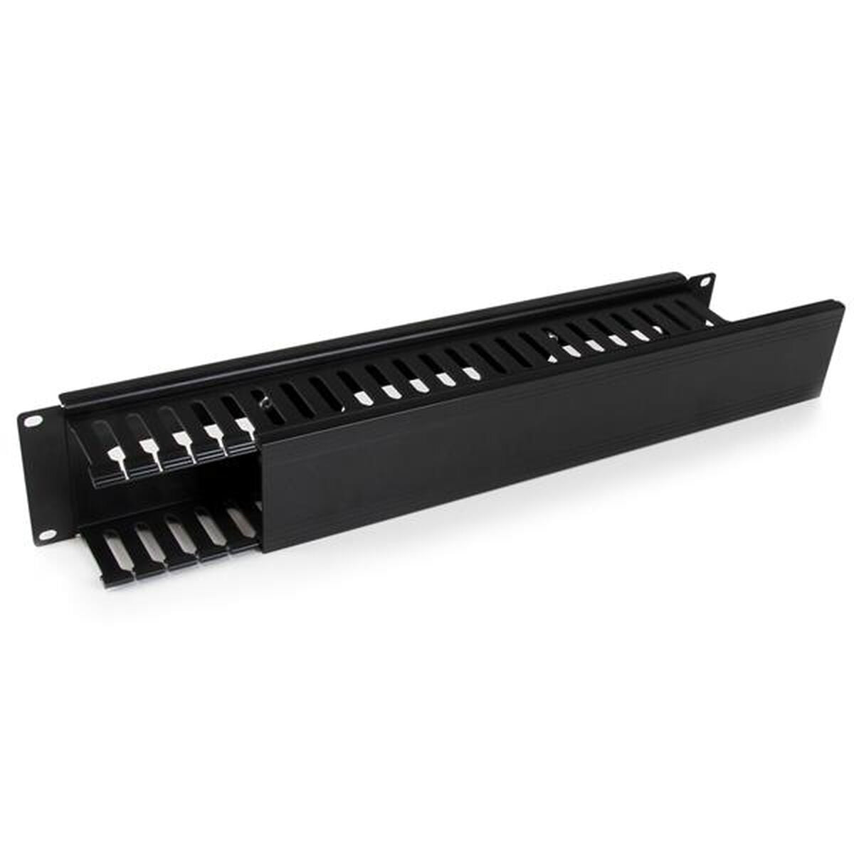 2U Finger Duct Cable Manager w/Cover