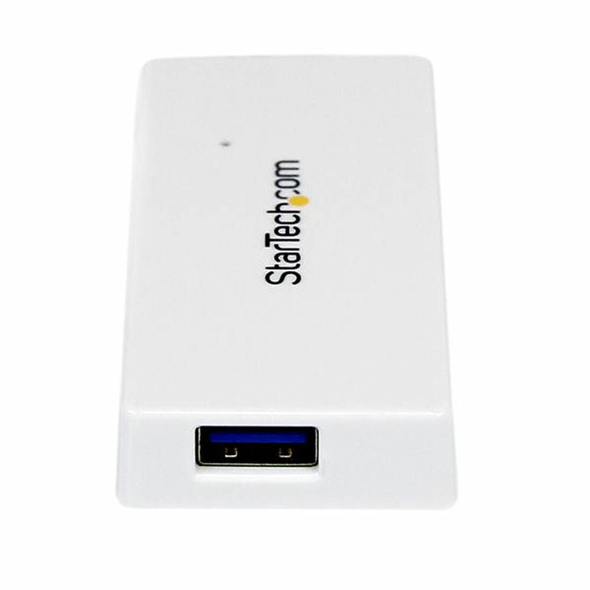 Portable 4 Port Mini USB 3.0 Hub - White