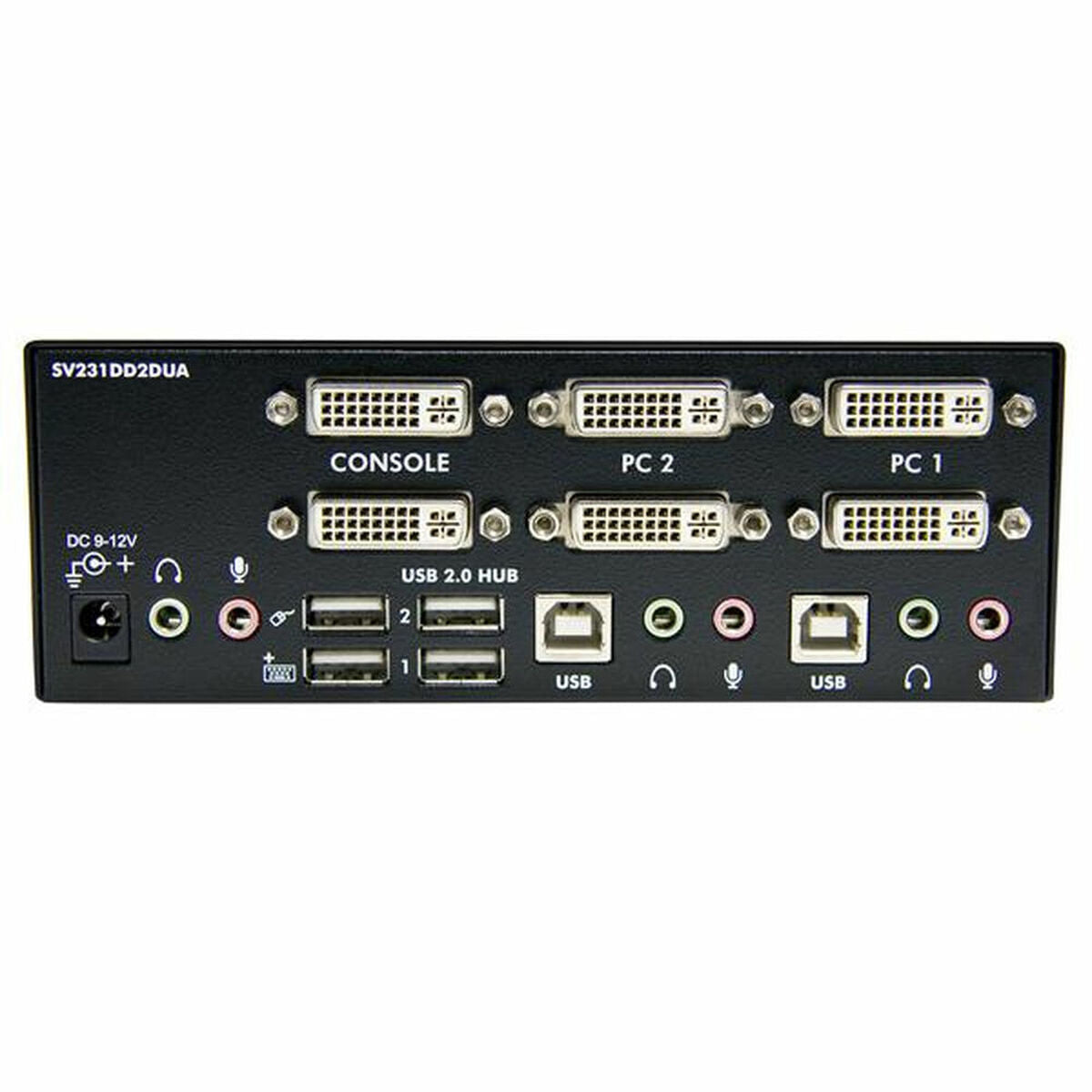2 Port Dual DVI USB KVM Switch