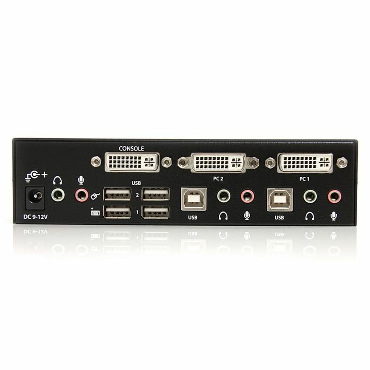 2 Port DVI USB KVM Switch with Audio
