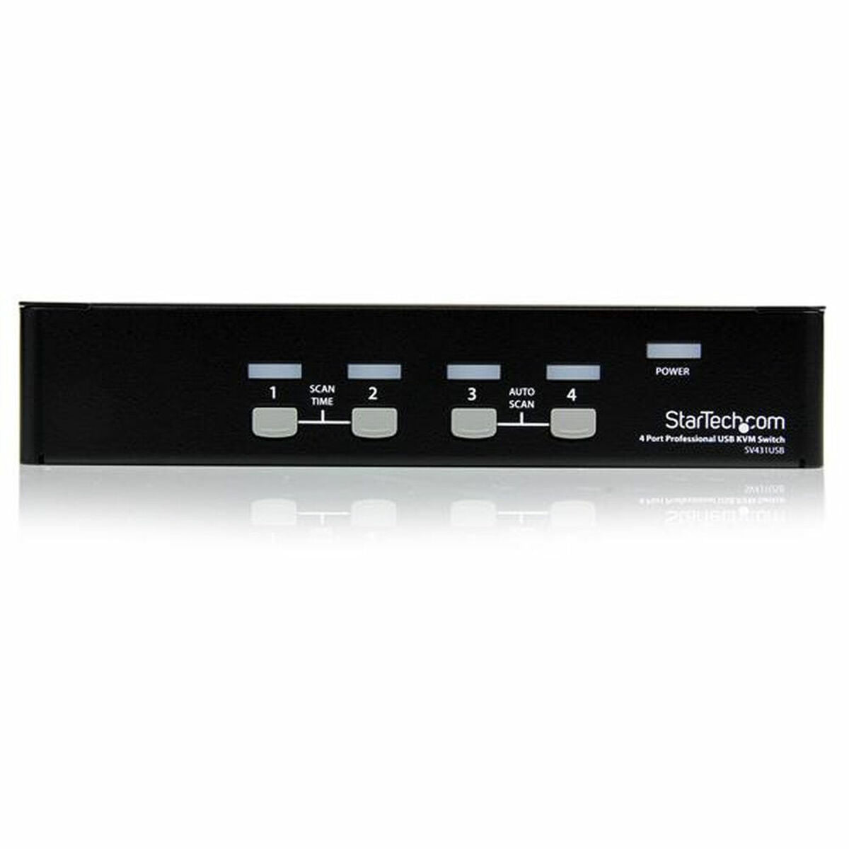 4 Port VGA USB KVM Switch with Hub