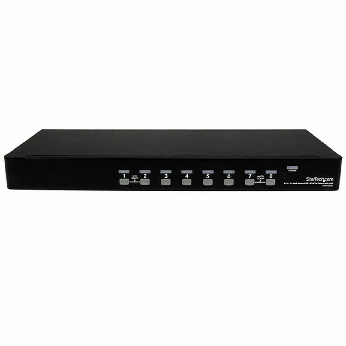 8 Port 1U Rackmount USB PS/2 KVM Switch