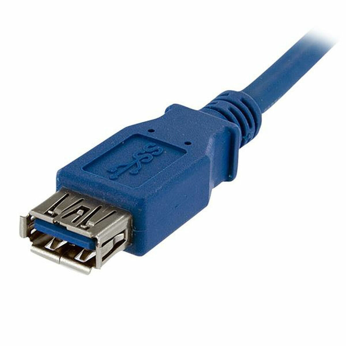 1m Blue USB 3.0 Extension Cable M/F