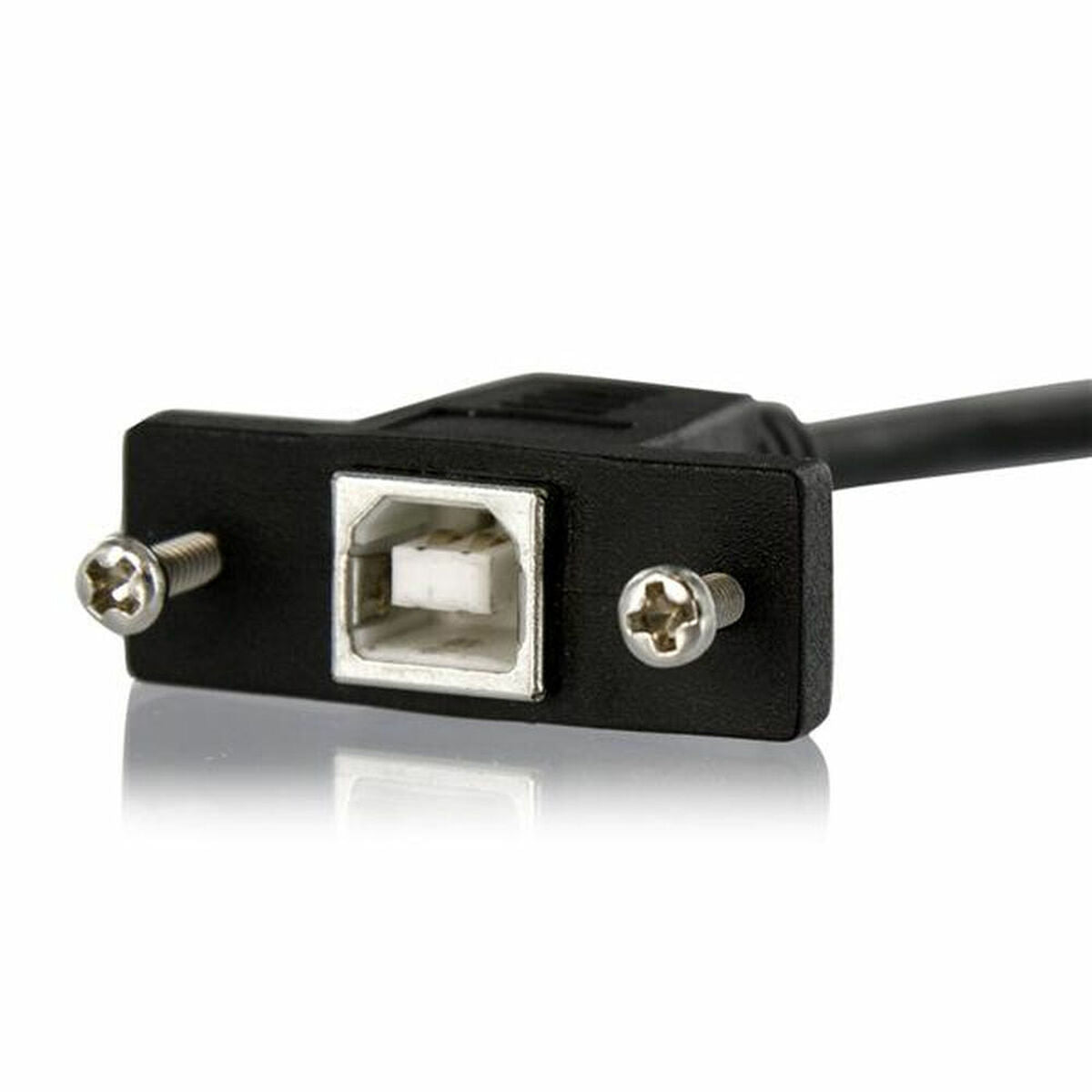 1ft Panel Mount USB B to B Cable - F/M