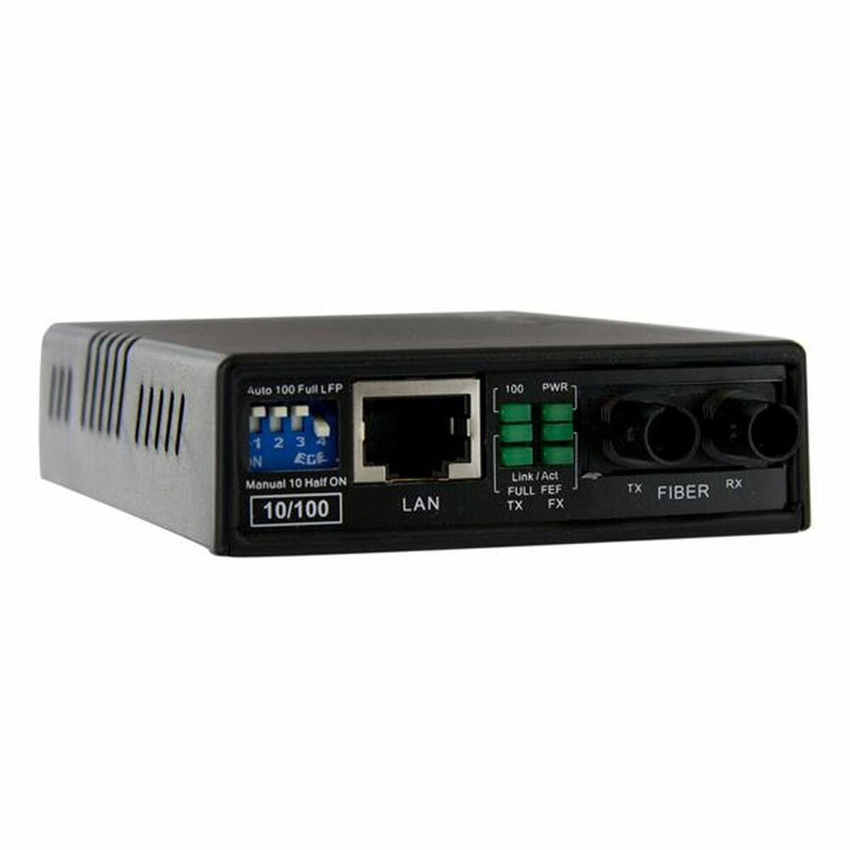MM Fiber Ethernet Media Converter ST 2km