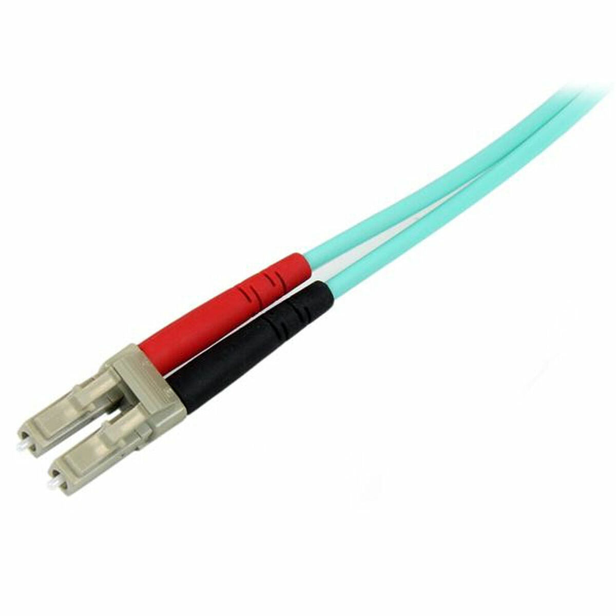 1m 10 Gb Aqua Fiber Patch Cable LC/LC