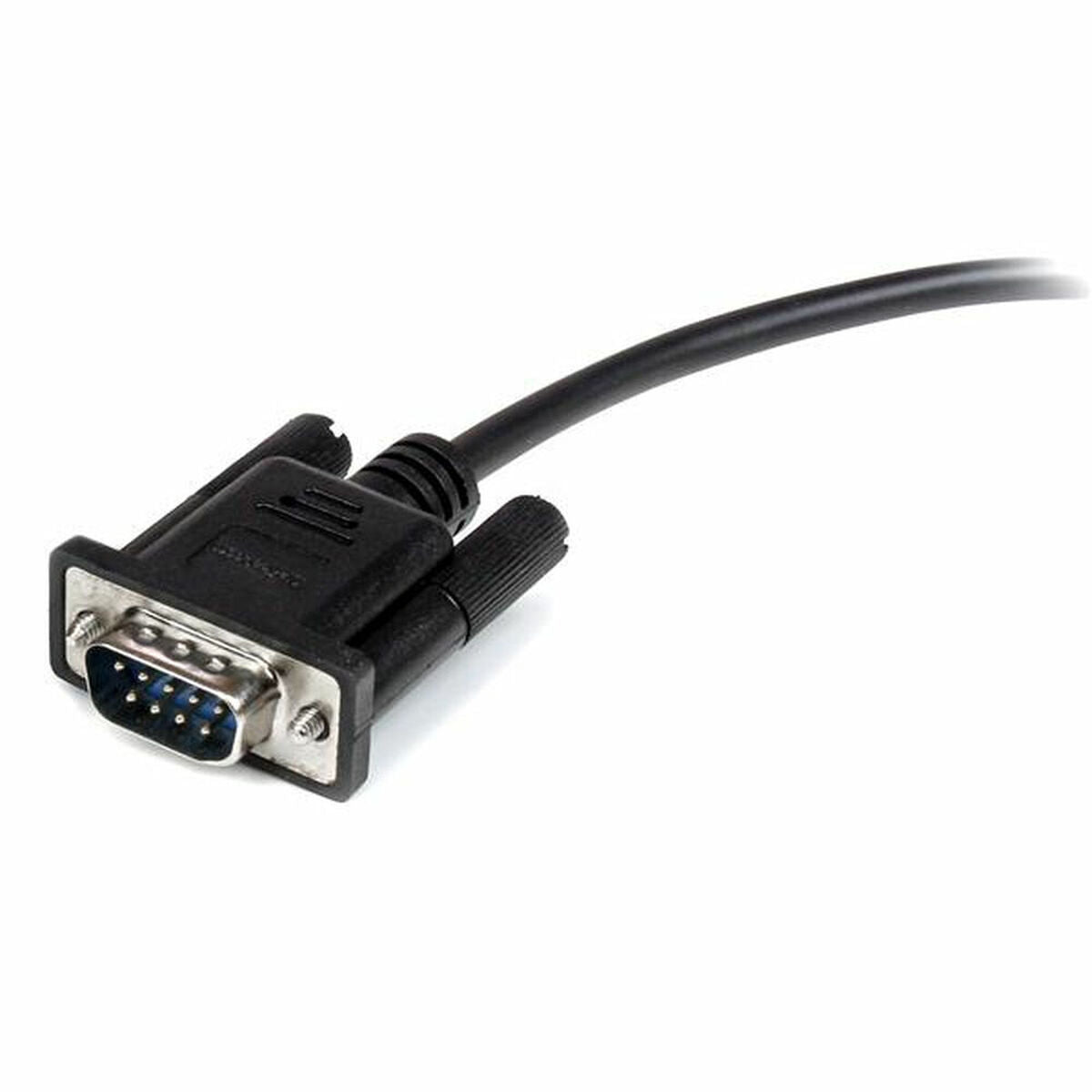 1m Straight Through Serial Cable M/F BK