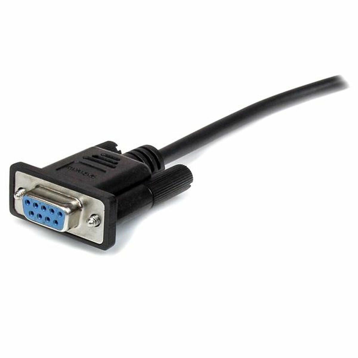 2m Straight Through Serial Cable M/F BK