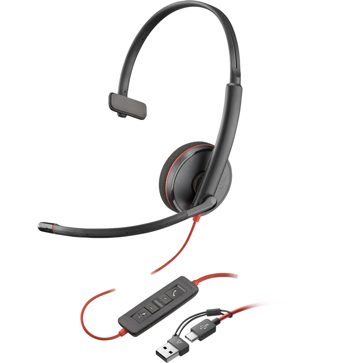 Poly BW 3210 Mono USB-C HS+USB-C/A