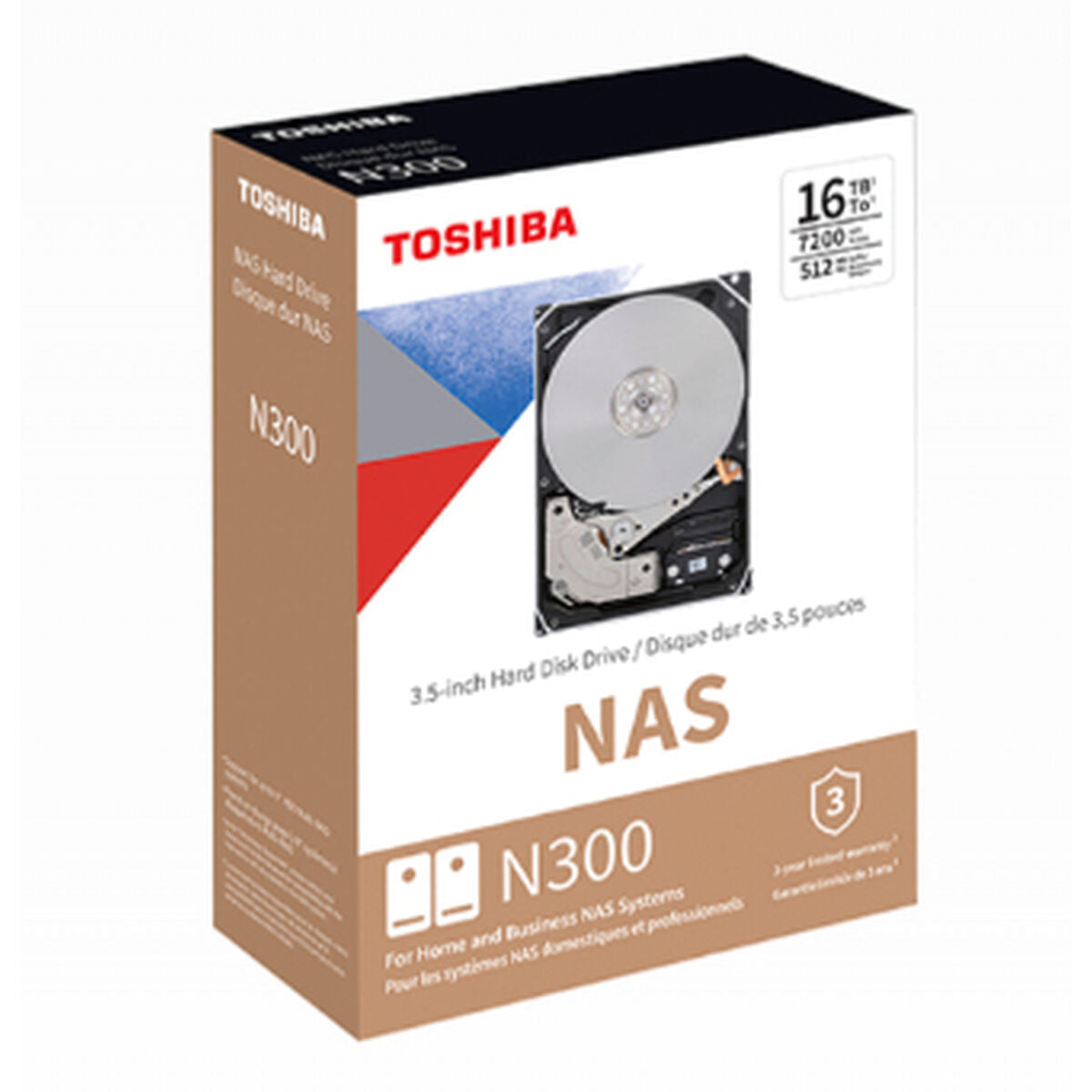 BULK N300 NAS Hard Drive 10TB 512MB