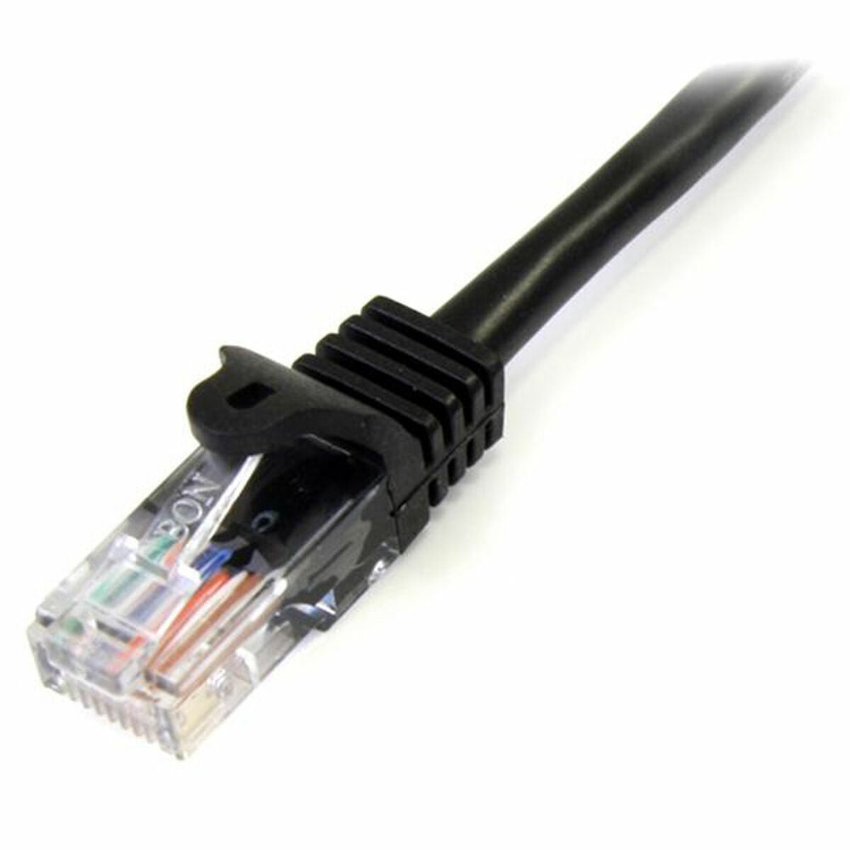 1m Black Snagless UTP Cat5e Patch Cable