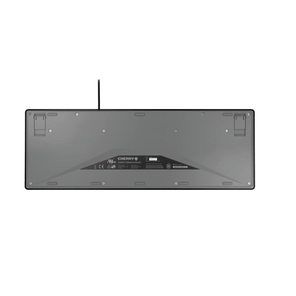 CHERRY Clavier STREAM KEYBOARD USB noir QWERTY (UK)